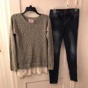 Justice Sweater & Jegging Set
